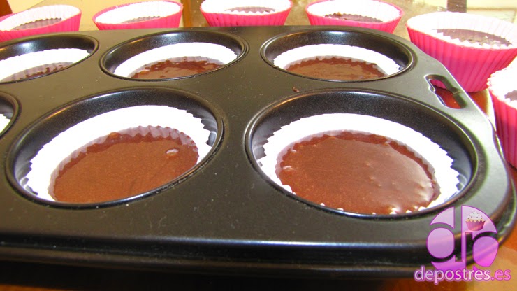 cupcakes antes de entrar al horno