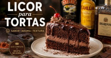 El mejor licor para tortas y tartas