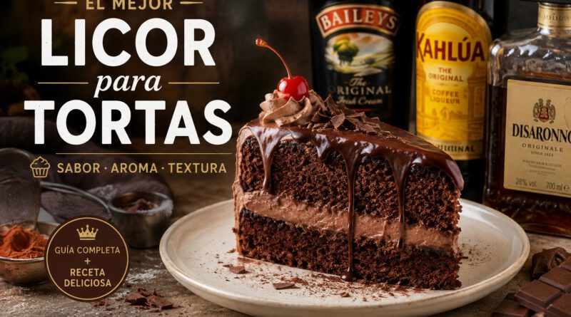 El mejor licor para tortas y tartas